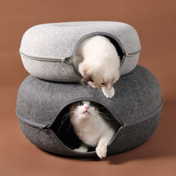 Natural Felt Pet Cave Beds