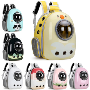 Breathable Jumbo Cat Backpack With See-through Peeking Window